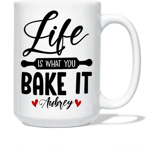Miniatura 13 de Taza de café para panadero, regalos de panadero, taza de café Badass Baker personalizada, taza de regalo con nombre personalizado para panadero