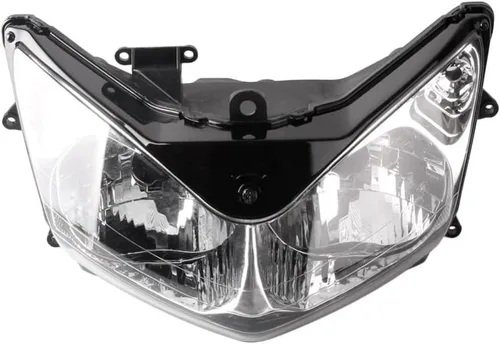 Miniatura 31 de Ensamble de lámpara de faro delantero para motocicleta compatible con Yamaha YZF600 R6 2006 2007 06 07 YZF-R6 Faro frontal transparente para moto