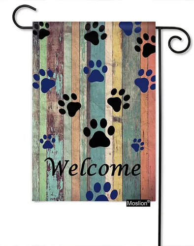 Miniatura 11 de Moslion Bandera de jardín de oso polar, safari natural, oso polar con cachorros, banderas de nieve de doble cara, bandera de bienvenida para patio