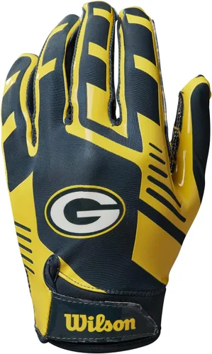 Miniatura 37 de Wilson NFL - Guantes de fútbol americano con ajuste elástico, tallas para jóvenes y adultos