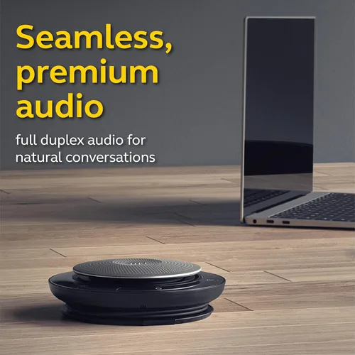 Miniatura 2 de Jabra Altavoz Bluetooth inalámbrico Speak 510 UC - Excelente calidad de sonido, altavoz portátil de conferencia para celebrar reuniones en cualquier