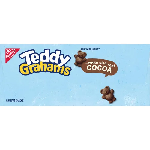 Miniatura 18 de Teddy Grahams Snacks Graham de chocolate, 6 cajas de 10 onzas
