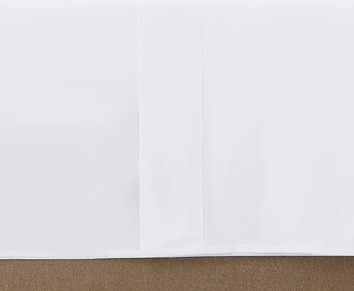 Miniatura 5 de Linen Closet Juego de sábanas de algodón Supima de 800 hilos, 4 piezas, tamaño matrimonial, blanco ártico