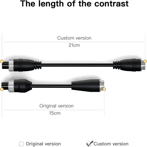 Miniatura 3 de stio Cable de extensión de alimentación compatible con Ninebot de Segway Go Kart Kit Gokart PRO Ninebot S MAX/S/miniPRO Scooter alargar cable
