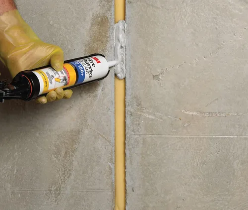 Miniatura 5 de 3M Sellador de barrera contra incendios FD 150+, piedra caliza, cartucho de 10.1 fl oz Limestone