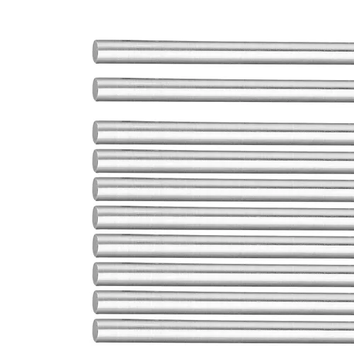 [Paquete de 10 unidades] Guía de eje de varilla de movimiento lineal de 0.315 in x 3.937 in, 10 varillas de acero de 0.315 in para impresora 3D y