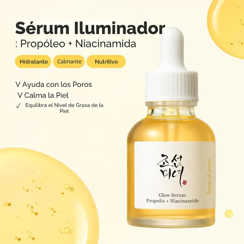 Miniatura 3 de Beauty of Joseon Suero Brillo Propolis y Niacinamida Hidratante Facial Suavizante para Tono de Piel Desigual Cuidado de la Piel Coreana 30ml 1 fl.oz