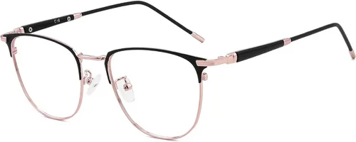 Miniatura 18 de GUDVUE Lentes de luz azul, para computadora/juegos/TV/teléfonos para mujeres/hombres, antirreflejos/UV400/fatiga ocular, negro/dorado