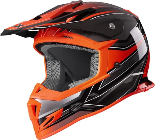 Miniatura 9 de GLX GX23 - Casco para bicicleta de tierra/motocross - Negro mate, L - Aprobado por el Departamento de Transporte de EE. UU