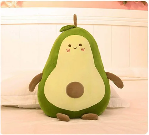 Miniatura 3 de OUKEYI Almohada de peluche suave de fruta de aguacate de 18 pulgadas, regalo para niños, niñas, niños y amigos, el mejor regalo para niños de Navidad