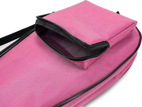 Miniatura 5 de Gespann Cubierta de raqueta de squash para 2 raquetas con bolsillo con cremallera Rosado