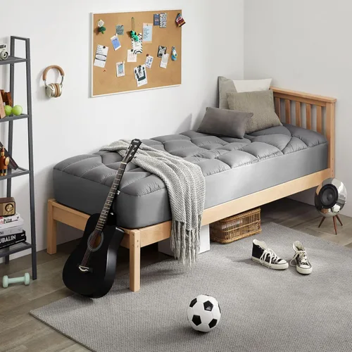 Miniatura 2 de Unikome Protector de colchón impermeable tamaño individual, funda de cama de microfibra suave y transpirable con bolsillo profundo