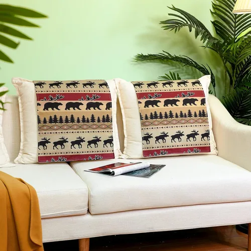Miniatura 3 de Tegeme Funda para reposacabezas para silla reclinable, protector de reposacabezas estilo animal, protector de sofá, funda de silla para muebles