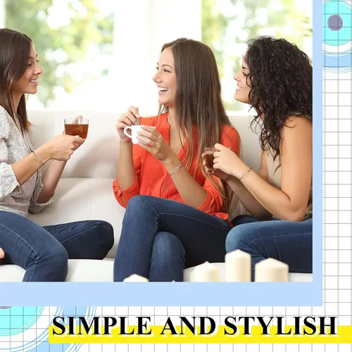 Miniatura 6 de Hicarer Pulseras de promesa, pulseras de amistad para el regreso a clases, juego de dijes a distancia para amigos, mujeres y niñas, regalo del día