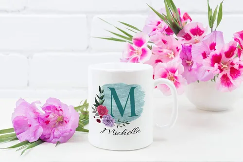 Miniatura 4 de Taza de café personalizada para tus amigos y familiares con inicial y nombre, regalo para todas las ocasiones, cumpleaños, Navidad, regalo de Acción