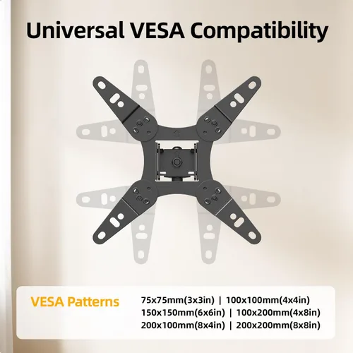 Miniatura 8 de IWORKBOARD 32+ 40 pulgadas Soporte de pared para TV de movimiento completo para televisores y monitores de 13-43", Soporte de pared giratorio