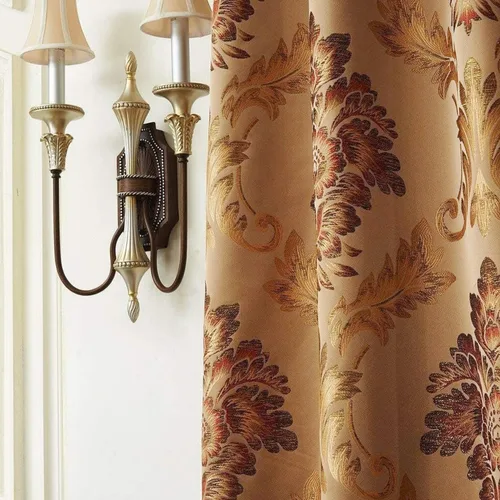 Miniatura 3 de Cortinas de lujo para sala de estar, cortinas jacquard hechas de tela de seda, ojales de cortina europeos, pesadas, gruesas, suaves, sin arrugas