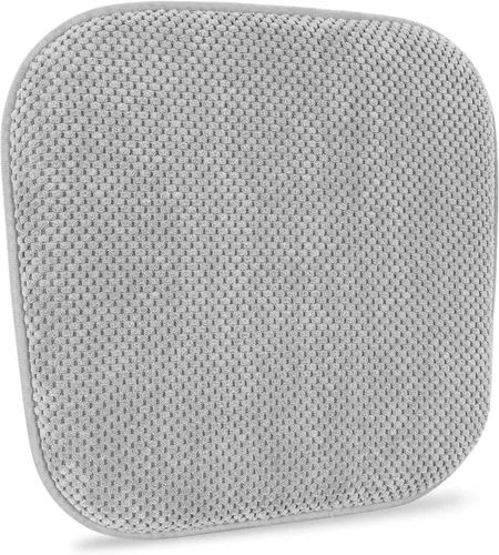 Miniatura 15 de Cojines para Sillas de Cocina Vino Rojo Antideslizantes de Espuma para Oficina, Cojines para Asientos Lavables, Almohadillas Gruesas y Suaves, Rojo