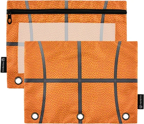 Miniatura 18 de SHJI Bolsas para carpetas, estuche para lápices Star Galaxy para carpetas de 3 anillas, paquete de 2 bolsas transparentes con cremallera