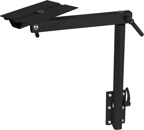 EzeXpreze Pierna de mesa ajustable para RV, rotación de 360 grados en aleación de aluminio, desmontable, Soporte de mesa para RV, altura ajustable