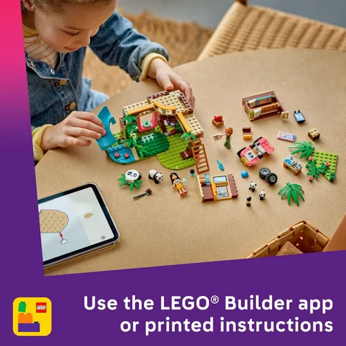 Miniatura 6 de LEGO Friends Santuario de Pandas Cuidado de Animales Juego de Construcción y Pretensión para Niñas y Niños - Juego Interactivo de Narración