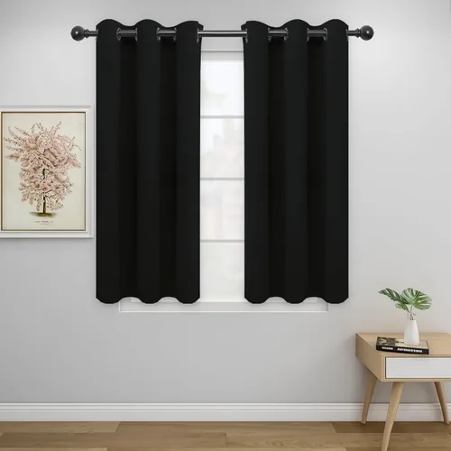 Miniatura 116 de Easy-Going - Cortinas opacas para dormitorio, aislamiento térmico sólido con ojales, cortinas de ventana para reducción de ruido, cortinas