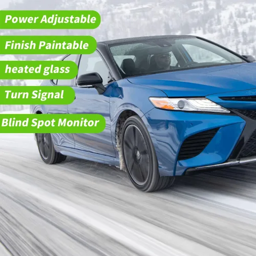 Miniatura 4 de Espejo lateral para Toyota Camry 2018 2019 2020 2021 2022 2023 2024 Power+lámpara+calor+monitor de punto ciego, 7 pines, lado derecho del pasajero