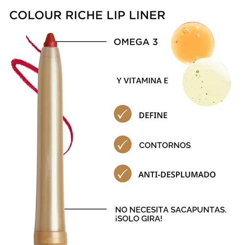 Miniatura 3 de L'Oréal Paris Color Riche Lip Liner Toffee To Be