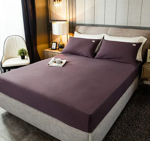 Miniatura 4 de Sábana bajera ajustable elástica de 100 % algodón, con bolsillo extra profundo, sábana bajera ajustable para cama individual