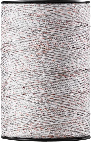Miniatura 13 de VEVOR - Alambre para valla eléctrica, 1640 pies 500 m de alambre de polietileno portátil, diámetro de 1/8 pulgadas, 6 hebras de acero inoxidable