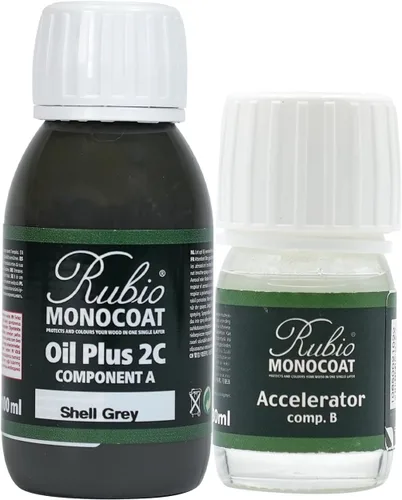 Miniatura 119 de Rubio Monocoat Tinte y acabado para madera de 650 pies cuadrados - Niebla Oil Plus 2C Aceite de linaza de secado rápido, ecológico