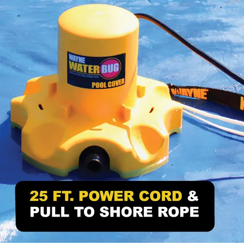 Miniatura 8 de Wayne WaterBUG Bomba automática para cubierta de piscina, bomba de agua sumergible protegida contra congelación para cubiertas de piscina