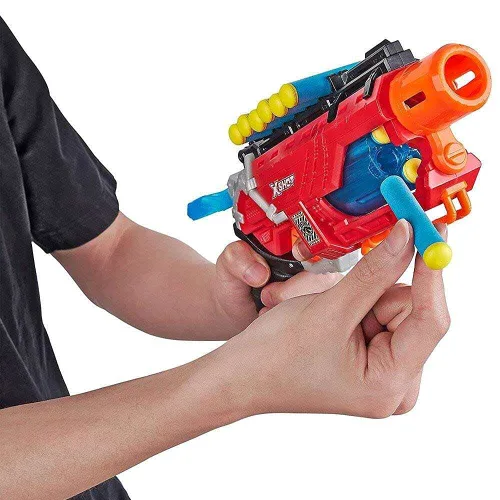 Miniatura 5 de XSHOT ZURU (4866) - Lanzador de dardos de espuma Dino Attack Dino Striker (16 dardos, 4 huevos)