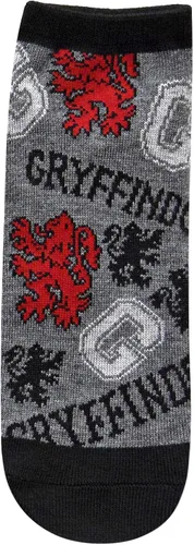 Miniatura 6 de Harry Potter Gryffindor Quidditch JuniorsMujeres Paquete de 5 Calcetines de tobillo Talla 4-10