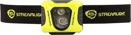 Miniatura 2 de Streamlight 61420 Enduro Pro linterna de cabeza LED de 200 lúmenes y 2250 candelas ultra ligera con pilas AA y correa elástica, caja, amarilla