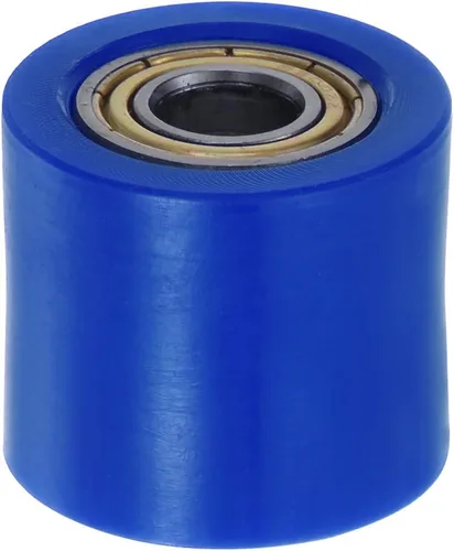 Miniatura 13 de HARFINGTON Tensor de polea de rodillo de cadena de 0.394 pulgadas (0.394 in), tipo cilindro de nailon, deslizador de rueda guía para Verde