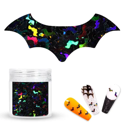 Miniatura 8 de Laza Estrellas de 0.35 oz con purpurina de confeti brillante holográfico micro cinco ángulos estrella falsas lentejuelas acrílico paillettes