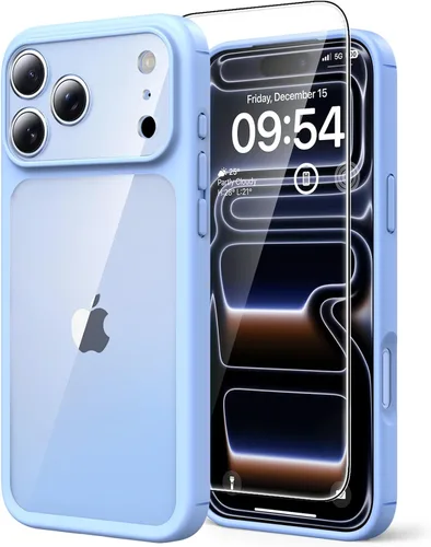 Miniatura 17 de TAURI Funda magnética 2 en 1 transparente para iPhone 14 Pro, compatible con Magsafe [no amarillenta] con protector de pantalla, protección de grado