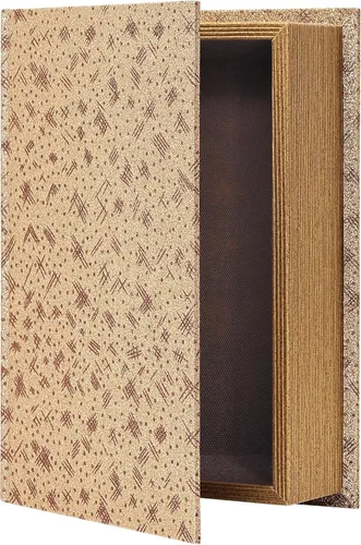 Miniatura 10 de PACOLO Cajas decorativas para libros, cubierta de madera sintética para guardar joyas ocultas, dinero y dinero en efectivo (As de corazones)