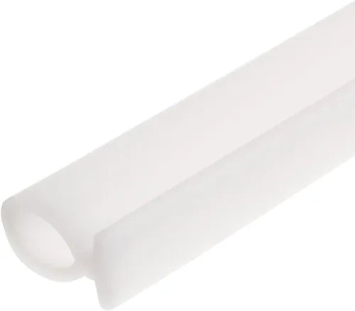 Miniatura 13 de METALLIXITY Burlete de ventana tipo bombilla (0.276 in x 9.8 ft), 1 unidad, tira de sellado de silicona para montaje en ranura en T se adapta a