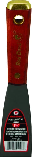 Miniatura 6 de Red Devil Professional Series 4100 Cuchillo de masilla rígida; hoja de 1-1/2 pulgadas (630-4103)