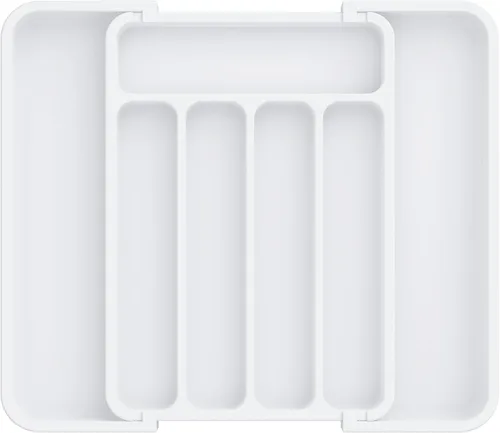 Miniatura 20 de Aujen Organizador de cubiertos – Organizador de cajones de cocina expandible, organizador de utensilios ajustable, bandeja de cubiertos