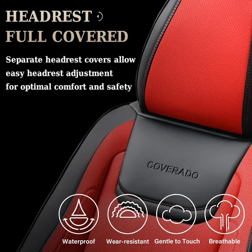 Miniatura 4 de Coverado Fundas de Asiento de Automóvil, Fundas Delanteras para Automóviles, Fundas de Asiento Delantero de Automóvil, Protector de Asiento