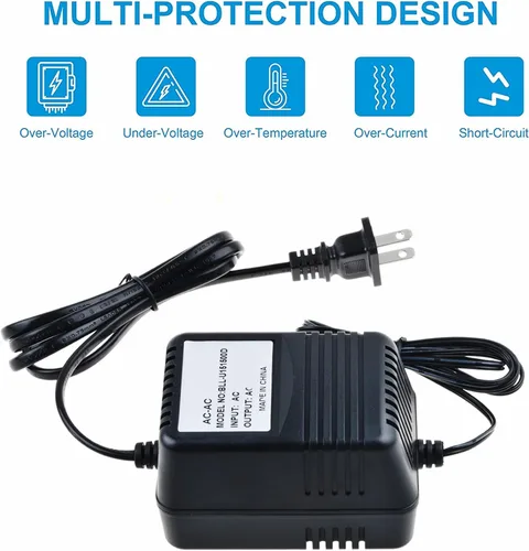 Miniatura 3 de Adaptador de 9 V AC/CA para LINE 6 LINE6 Floor POD Plus FLOORPOD Procesador 9VAC AC9V Cable de alimentación Cable PS Cargador de red PSU