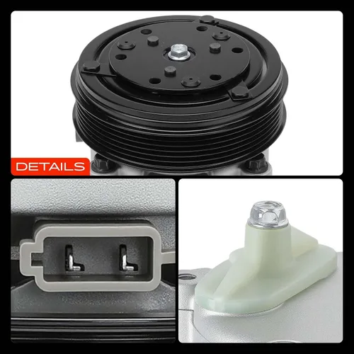 Miniatura 9 de A-Premium Compresor de aire acondicionado con embrague compatible con Ford Ranger 3.0L 2002-2008, Mazda B3000 3.0L 2002-2008