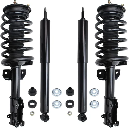 Miniatura 27 de Detroit Axle - Amortiguadores de puntales para Nissan Sentra 2007-2012 [Base S SL SR] Puntales delanteros completos con amortiguadores traseros