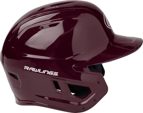Miniatura 4 de Rawlings Casco de bateo de béisbol MACH Mate Tallas JR y SR Múltiples colores bermellón brillo