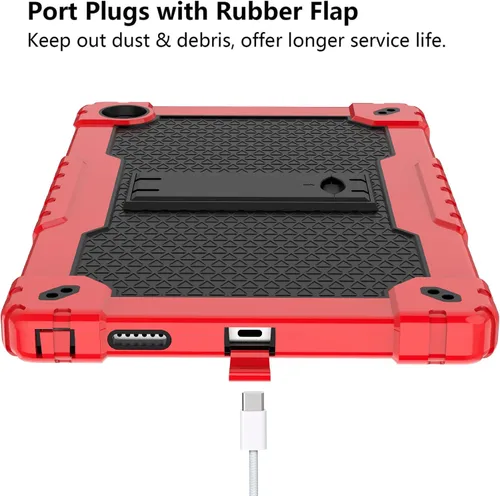 Miniatura 5 de Para Onn 10.4 Tablet Pro 2023 Modelo: 100110603 Funda protectora híbrida de alta resistencia con correa para el hombro para Walmart Onn 10.4 Tablet