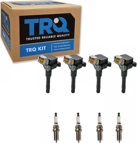 Miniatura 81 de Kit de Bobina de Encendido y Bujía TRQ 8 Piezas Bujías de Iridio Compatibles con Mercedes-Benz C250 2012-2015 y SLK250 2012-2015