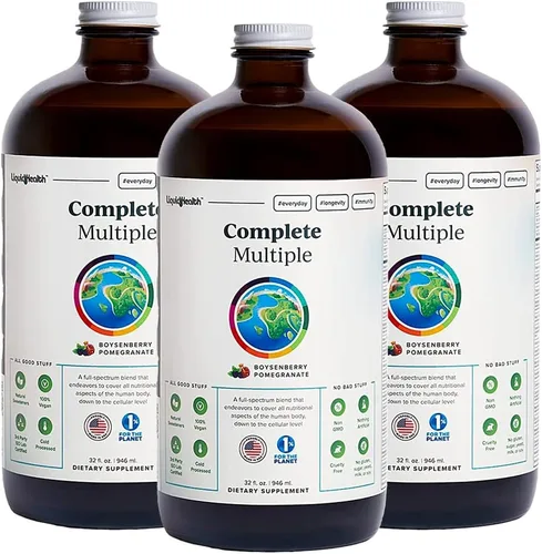 LIQUIDHEALTH Multivitamínico Completo Líquido para Adultos - Vitaminas Esenciales, Minerales y Nutrientes, Apoyo Inmunológico, Salud Intestinal,